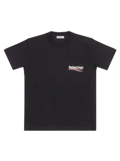 T-shirt Balenciaga Political Campagin Small Fit T-Shirt Sort | 612964TIV521070