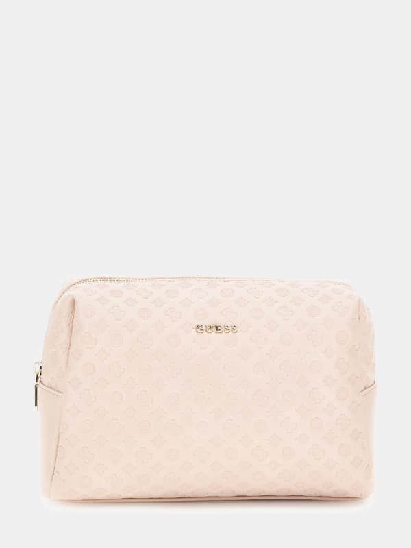 Håndtaske GUESS Peony 4G Logo Toiletry Bag Beige | PW7437P4215, 0
