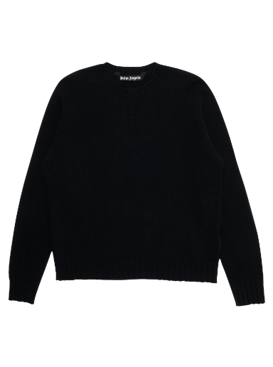 Sweater Palm Angels Rec Logo Sweater Sort | PMHE027C99KNI0011001