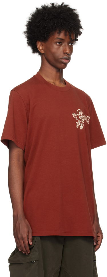 T-shirt Moncler Moncler Printed T-Shirt Rød | J20918C0005083927, 1