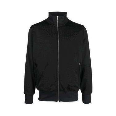 Sweatshirt Palm Angels Tuxedo Leopard Track Jacket Sort | PMBD001F22FAB0091001, 0