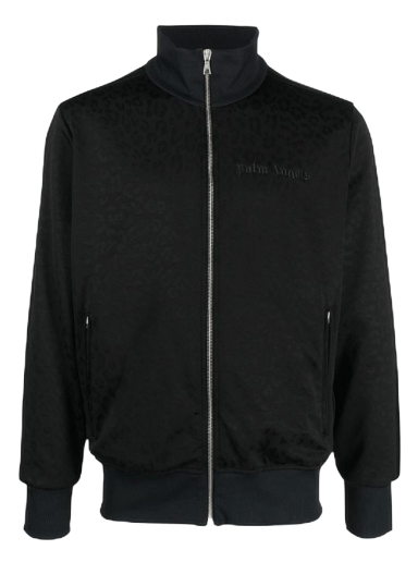 Sweatshirt Palm Angels Tuxedo Leopard Track Jacket Sort | PMBD001F22FAB0091001