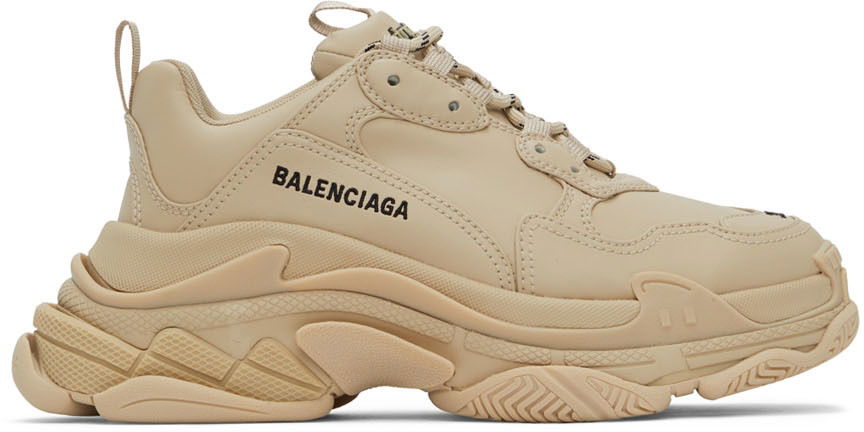 Sneakers og sko Balenciaga Triple S Low-Top Sneakers Beige | 536737-W2FA5-9700, 0