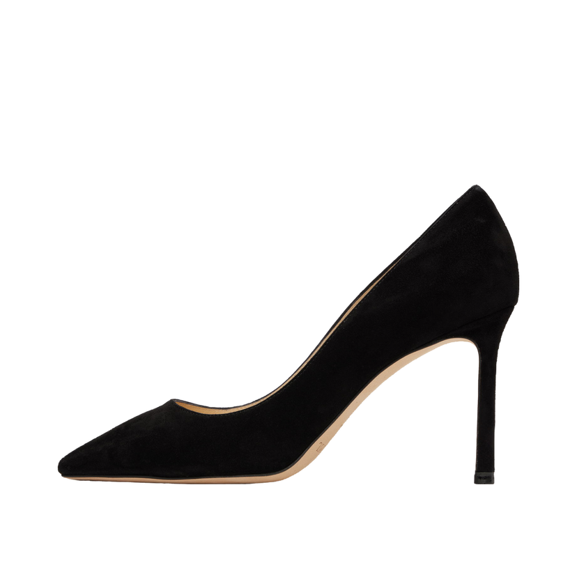Sneakers og sko Jimmy Choo Jimmy Choo Romy 85 Suede Heels Sort | ROMY 85 SUEDE