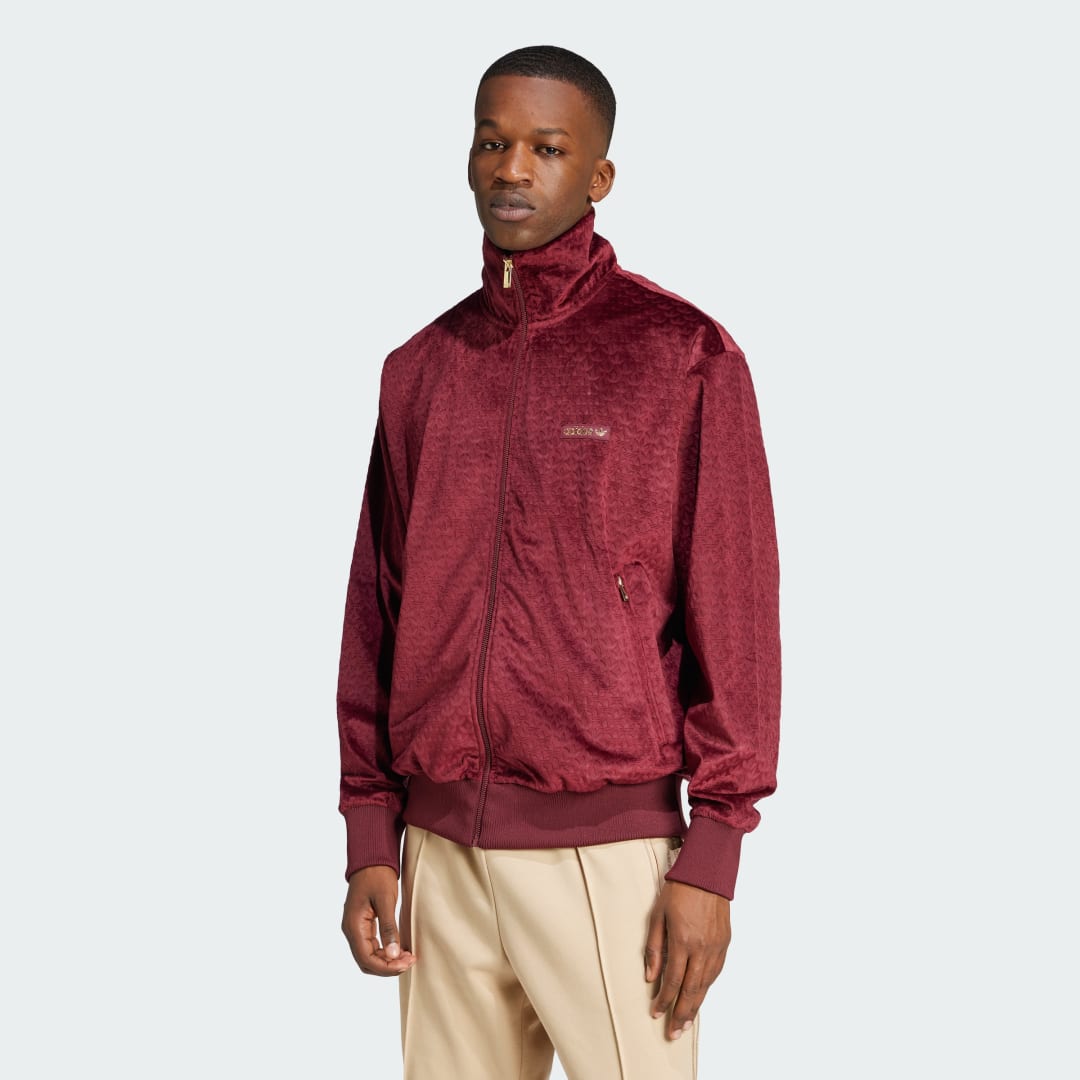 Sweatshirt adidas Performance Mono Top Bourgogne | IX6736, 0
