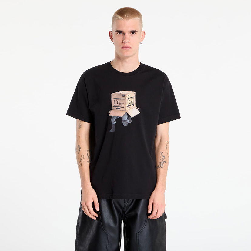 T-shirt Dime DIME Solid T-Shirt Sort | DIMESU2551BLK