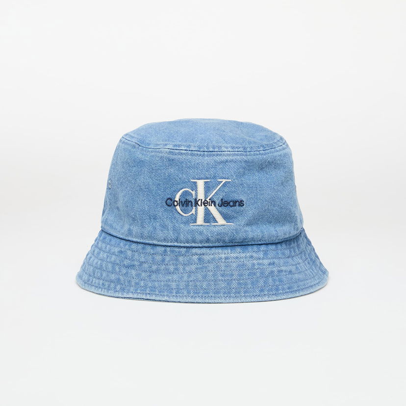 Hat CALVIN KLEIN Calvin Klein Jeans Mono Logo Denim Bucket Hat Blå | LV04G5021G VHJ