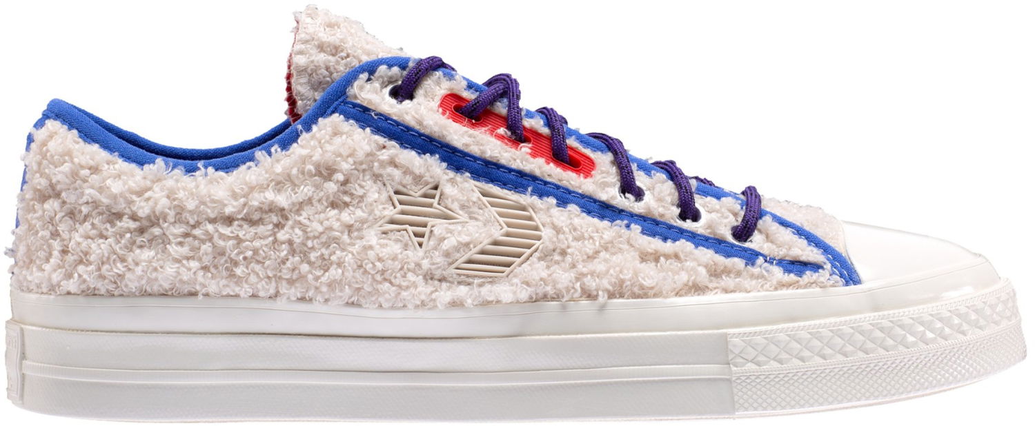 Sneakers og sko Converse Star Player OX Retro Sherpa Hvid | 169521c, 0
