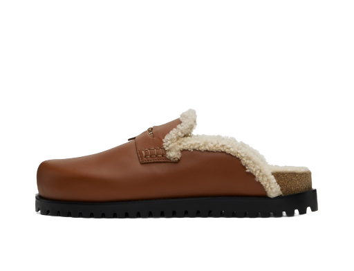 Sneakers og sko Versace Shearling Medusa Mules Brun | 1010280_1A08581