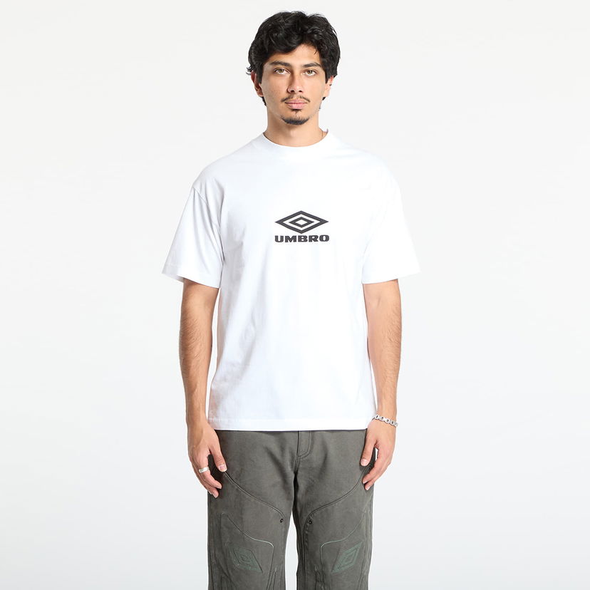 T-shirt Umbro Basic Crew Neck Short-Sleeve T-Shirt Hvid | UBMW0408JY125 WTH0001