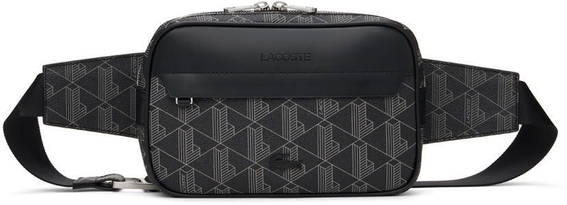 Taljetaske Lacoste 'The Blend Monogram' Bag Sort | NH4004LX