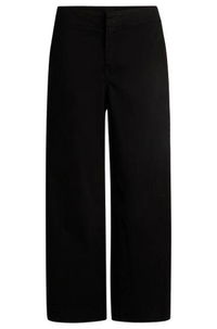 Stretch Cotton Twill Culottes
