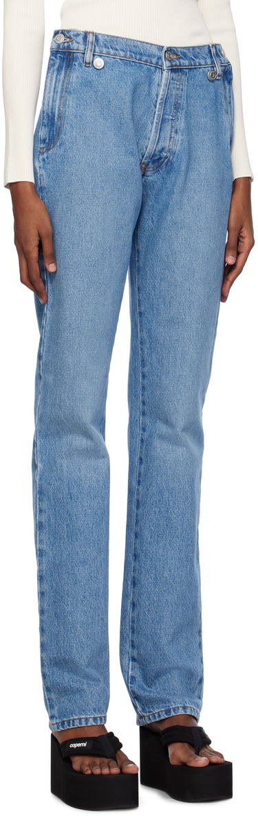 Jeans Coperni Open Hip Denim Jeans Blå | COPP67202, 3