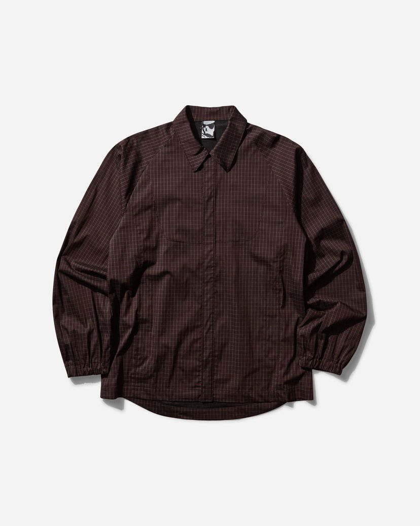 Skjorte GR10K Bilitis Check Shirt Brun | BG121140DH 34