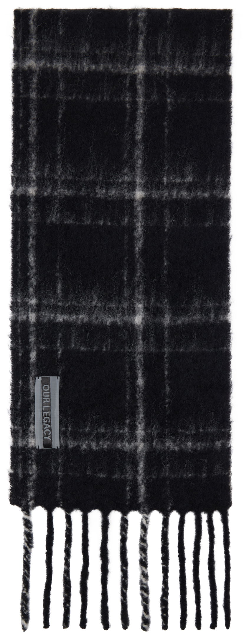 Tørklæde OUR LEGACY Estate Scarf with Fringe Sort | A4248EBF