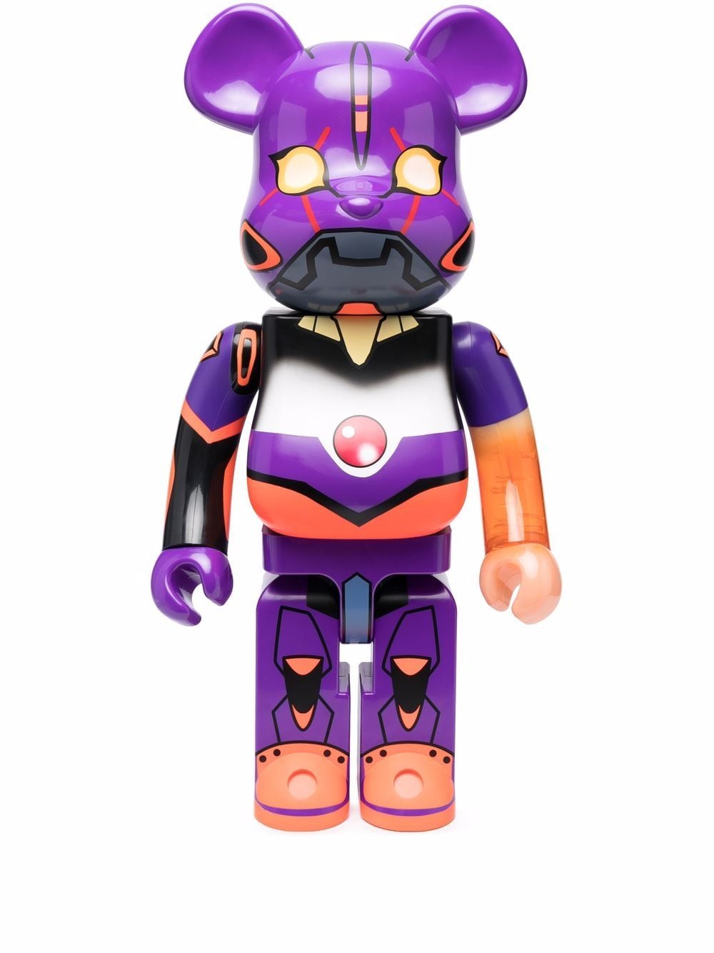 Collectible Medicom Toy EVA-01 Awakening BE@RBRICK figure - Purple Lilla | 10000EVA117247607, 0
