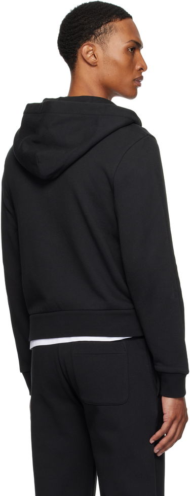 Sweatshirt Moncler Moncler Logo Cotton Zip-Up Hoodie Sort | K20918G0002389AZU, 2