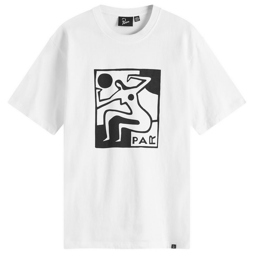 T-shirt By Parra Parra Ball Sports T-Shirt, Size Large Hvid | 53221-WHT