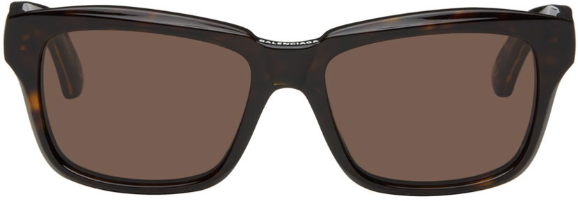Solbriller Balenciaga Brown BB0346S Sunglasses Brun | BB0346S-002