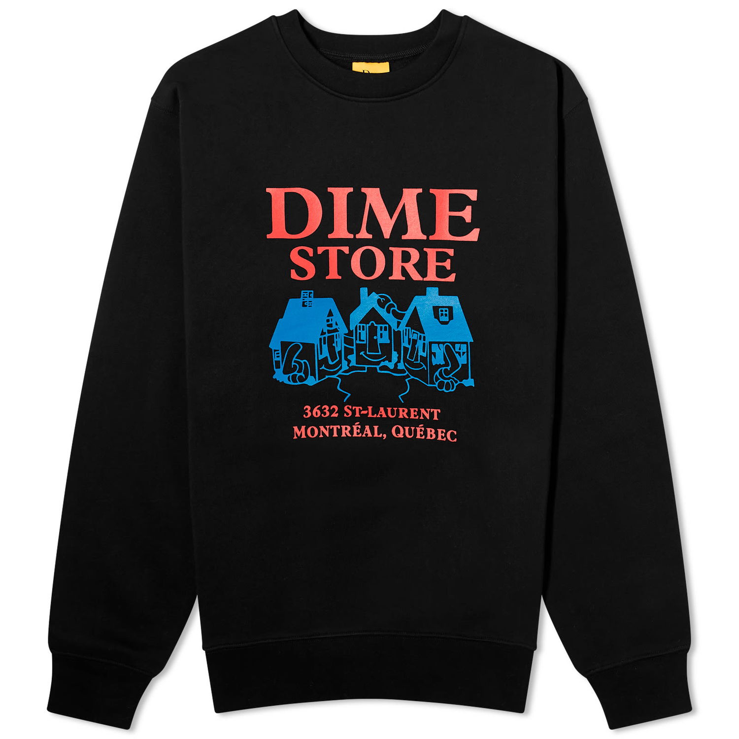 Sweater Dime Skateshop Sweat Sort | DIMESP2418BLK, 0