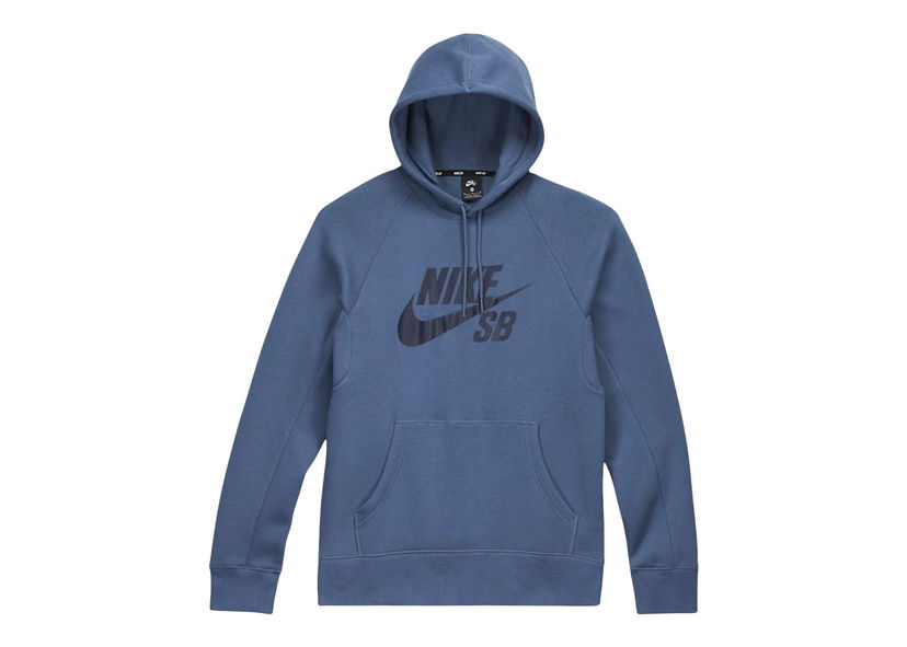 Sweatshirt Nike SB Icon Pullover Skate Hoodie Blue Blå | AQ9565-418