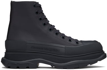 Sneakers og sko Alexander McQueen Tread Slick High Sneakers Sort | 705661WHZ62, 0