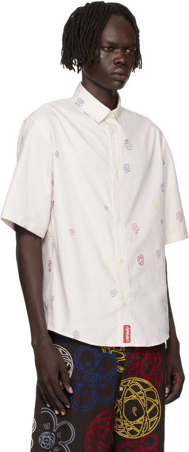 Skjorte KENZO Kenzo Paris Futura 2000 Edition Embroidered Shirt Hvid | FF65CH1279IJ, 1