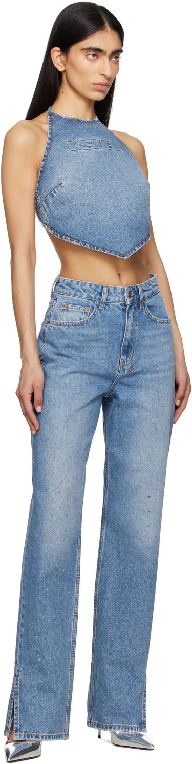 Tanktop Ksubi Ksubi Bolt Swept Denim Halter Top Blå | WSP25FT005, 3