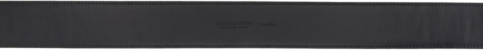 Bælter Bottega Veneta Bottega Veneta Abstract Buckle Leather Belt Sort | 776343 VCP31, 1