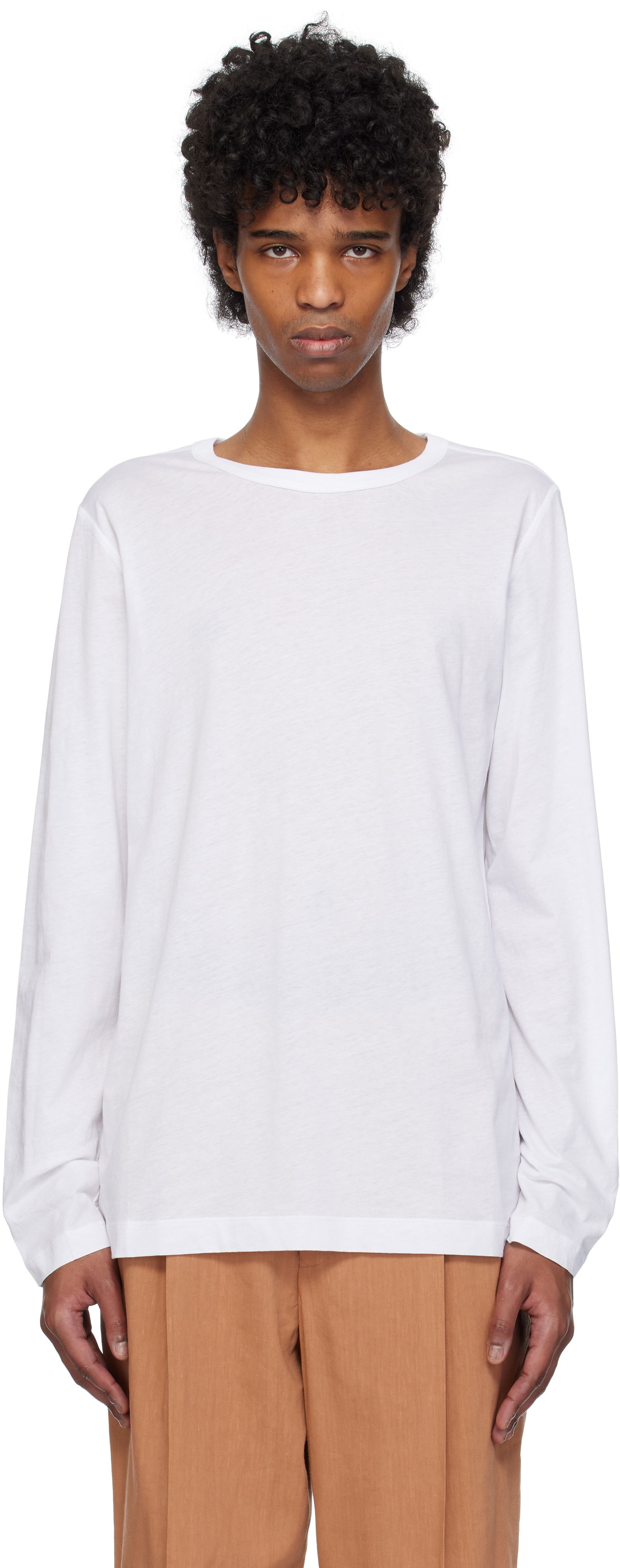 T-shirt Dries Van Noten Dries Van Noten Long Sleeve T-Shirt Hvid | 251-021144-1608, 0