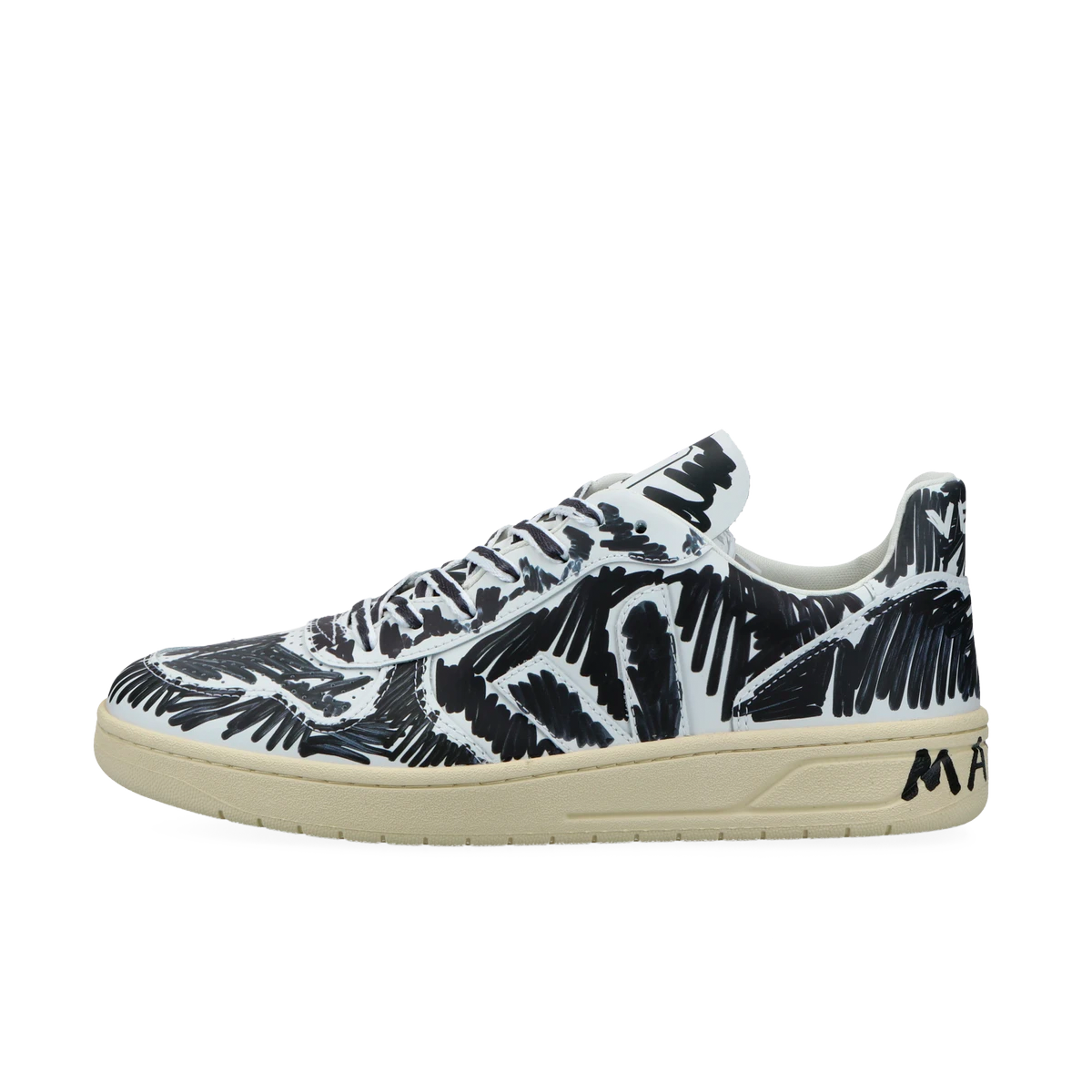 Sneakers og sko Veja Marni x V-10 Leather "Full Black" Sort | VX0203067, 0