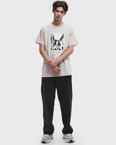 T-shirt Pleasures Graphic Print Cotton T-Shirt Hvid | P24W041-GREY, 1