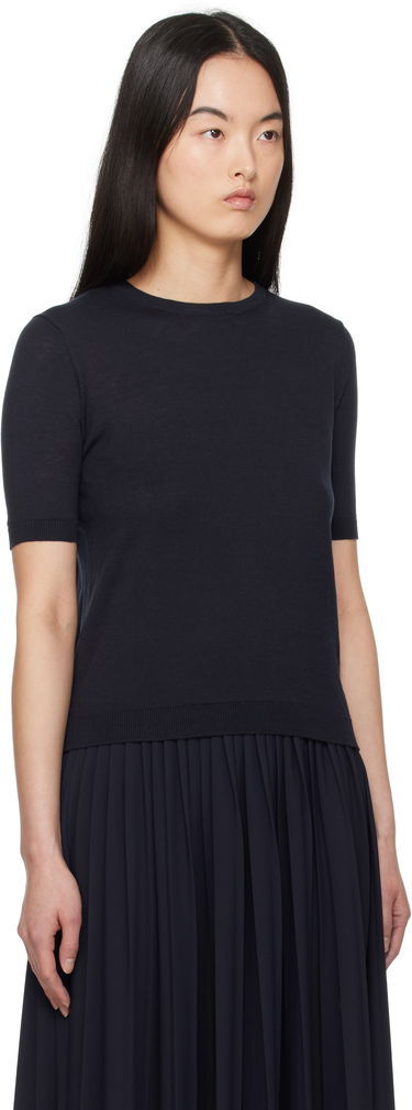Sweater Max Mara Weekend Max Mara Zibetto Knit T-Shirt Sort | 2515361041600, 4