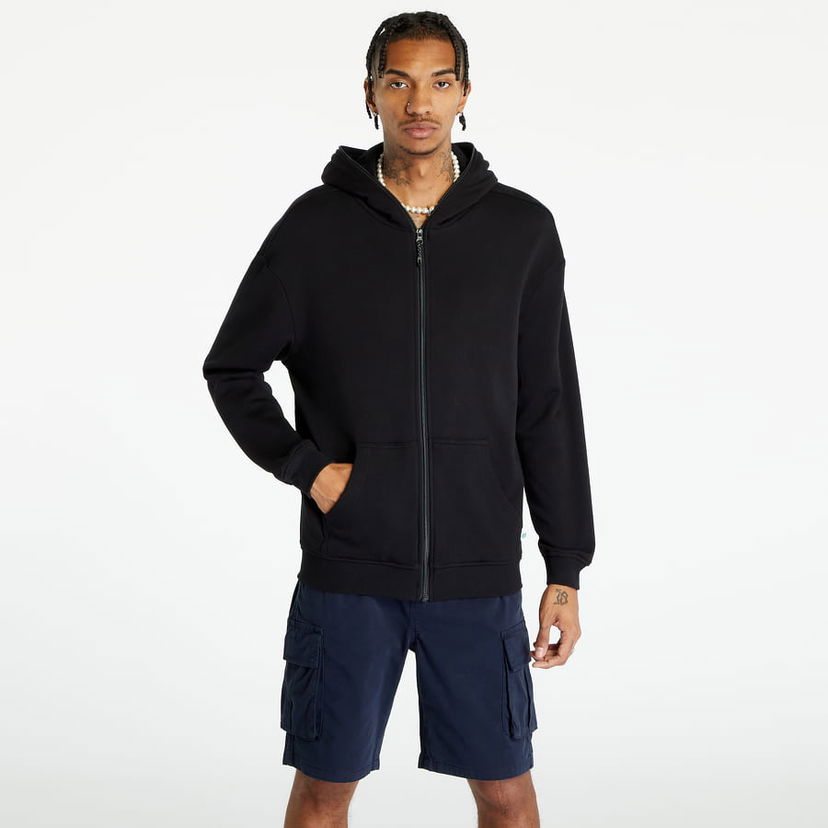 Sweatshirt Urban Classics Organic Full Zip Hoodie Sort | TB4397-00007