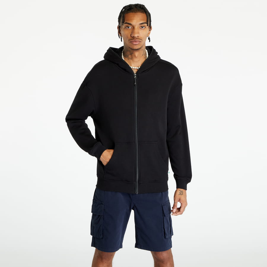 Sweatshirt Urban Classics Organic Full Zip Hoodie Sort | TB4397-00007, 0