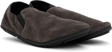 Sneakers og sko The Row Vincit Suede Slippers Grå | F2070-L40, 3