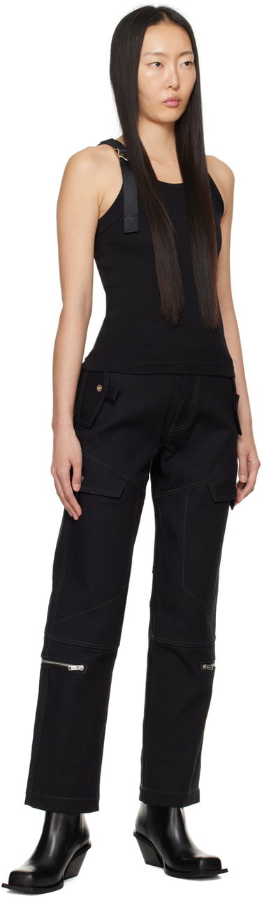 Tanktop Dion Lee Dion Lee Safety Slider Tank Top Sort | C3086PS24, 3