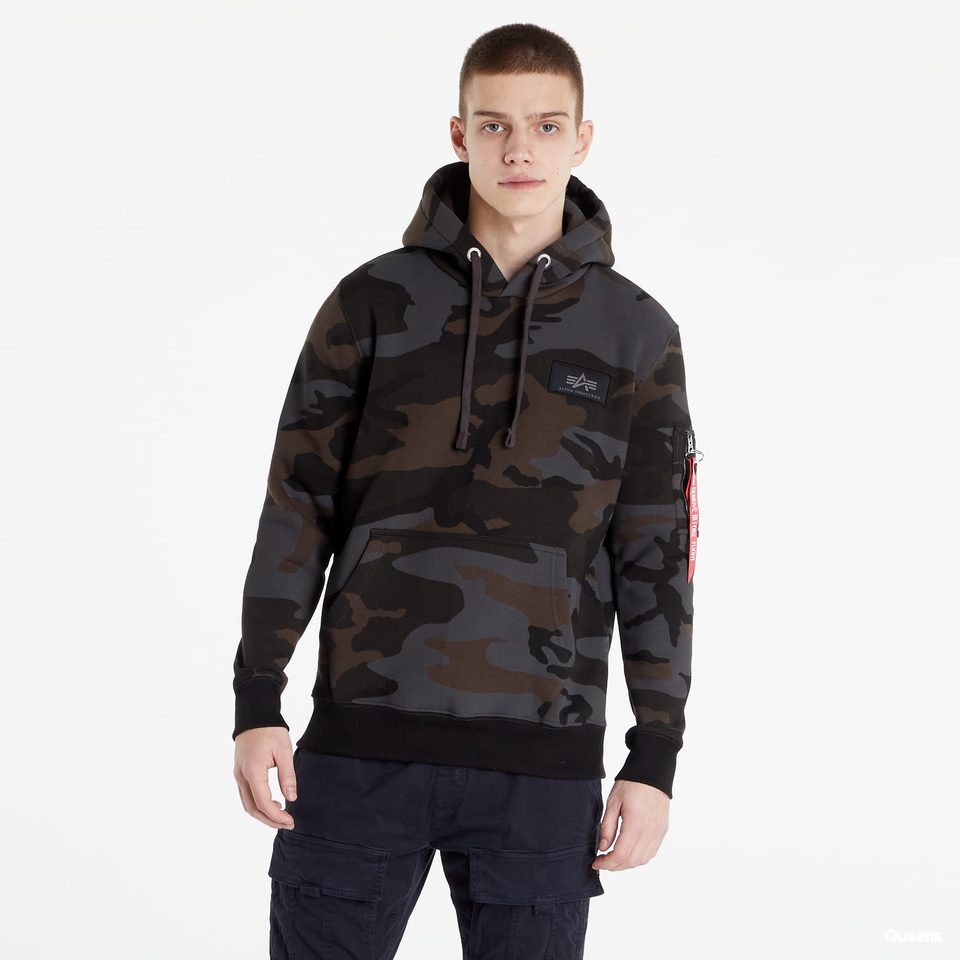 Sweatshirt Alpha Industries Back Print Hoody Flerfarvet | 178318C-125, 0