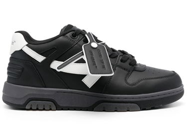 Sneakers og sko Off-White Out Of Office Calf Leather "Black White" Sort | OMIA189C99-LEA006-1001, 0