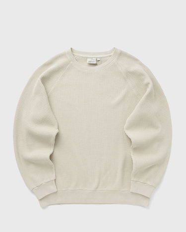 Sweater GRAMICCI Waffle Crew Sweatshirt Beige | G4FM-J027-PIGMENT-SAND, 0