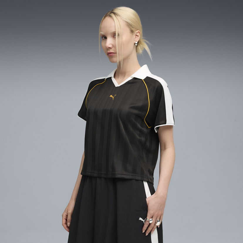 Jersey Puma T7 Relaxed Fit Soccer Jersey Sort | 632157_01
