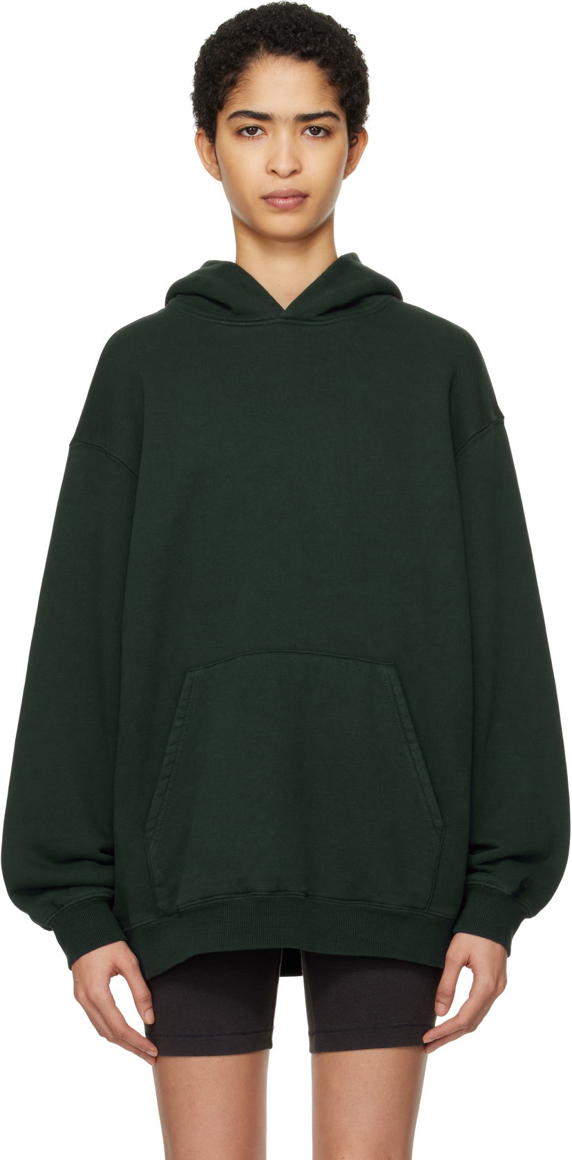 Sweatshirt SKIMS SKIMS Vintage Fleece Oversized Hoodie Grøn | PL-PLO-6558W