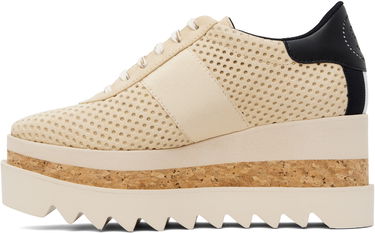 Tøj Stella McCartney Stella McCartney Sneak-Elyse Platform Trainers Beige | 810542E00230, 2