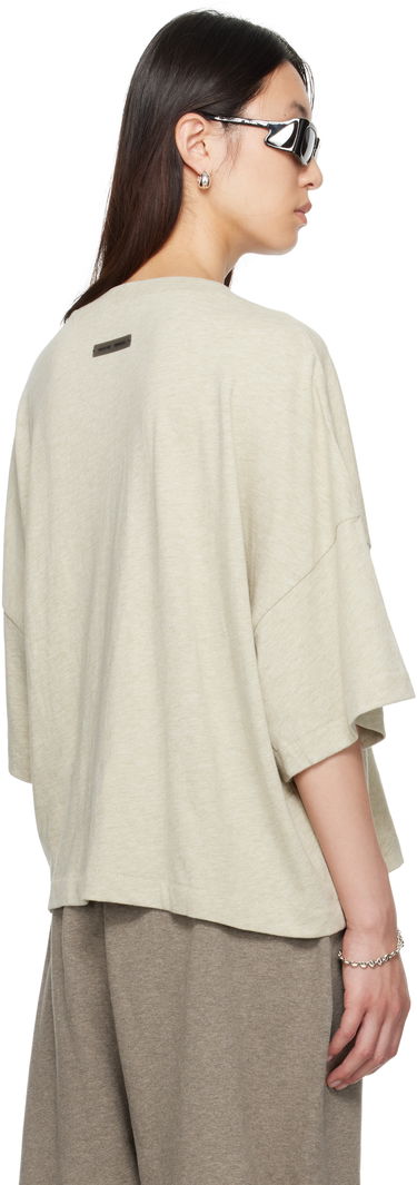 T-shirt Fear of God Fear of God ESSENTIALS Boxy T-Shirt Beige | 125SP255892FW, 2