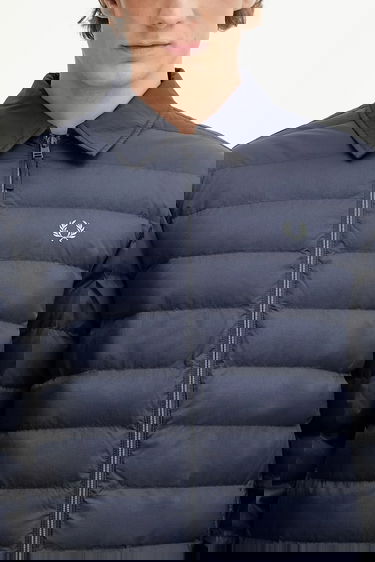 Puffer jakke Fred Perry Fred Perry J1301 Puffer Jacket Mørkeblå | J1301, 3