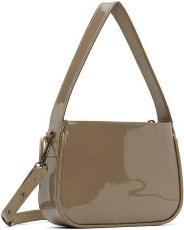 Håndtaske Blumarine Small Rhinestone Shoulder Bag Beige | P344W002A, 2