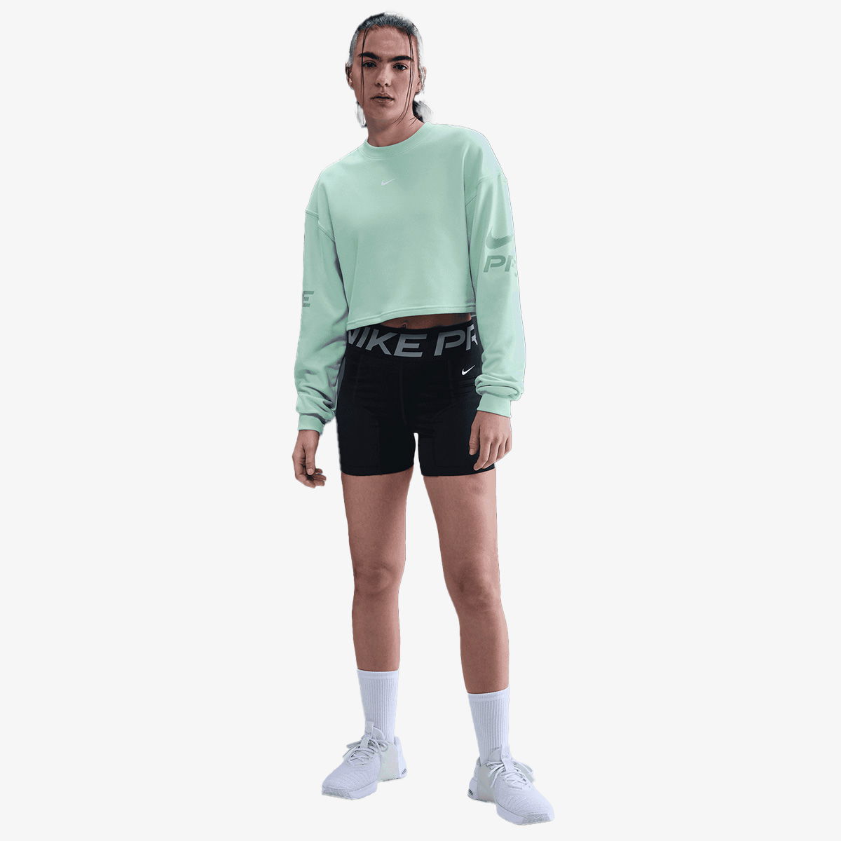 Sweatshirt Nike Crewneck Sweatshirt Grøn | HV3591-353, 1