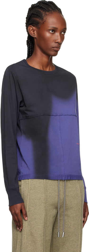 T-shirt Eckhaus Latta Eckhaus Latta Lapped Long Sleeve T-Shirt Lilla | 302-EL-PF25-S -, 1
