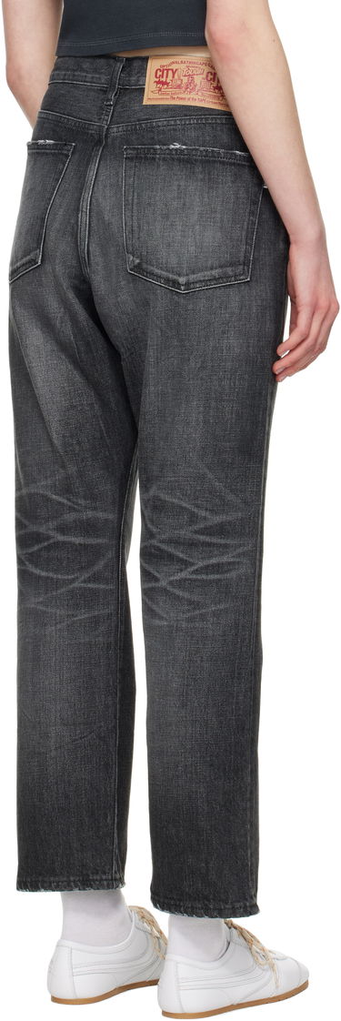 Jeans BAPE Twin Sta Relaxed Fit Jeans Sort | 001DPK801003M, 2