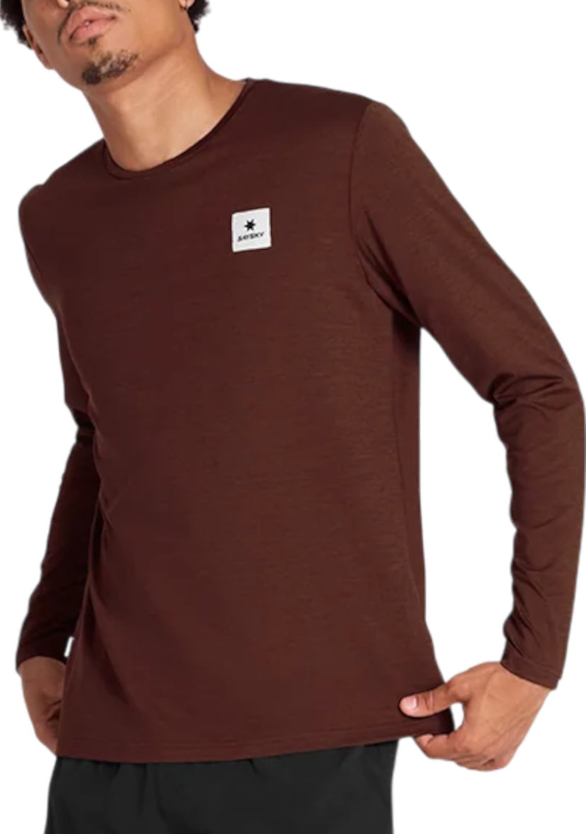 T-shirt Saysky Saysky Statement Pace Long Sleeve T-Shirt Brun | omrls20c5008-omrls20c5008